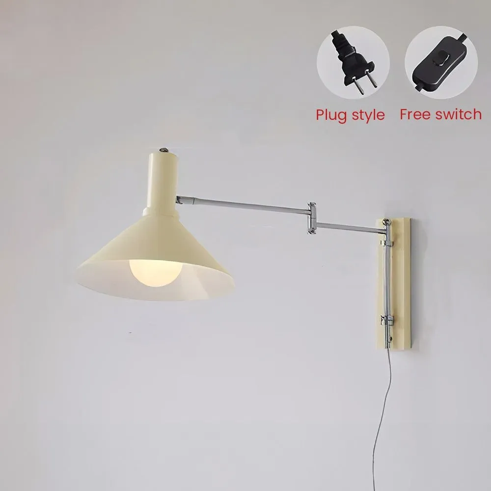 Bauhaus Simple Rotatable Stained Wall Light T032
