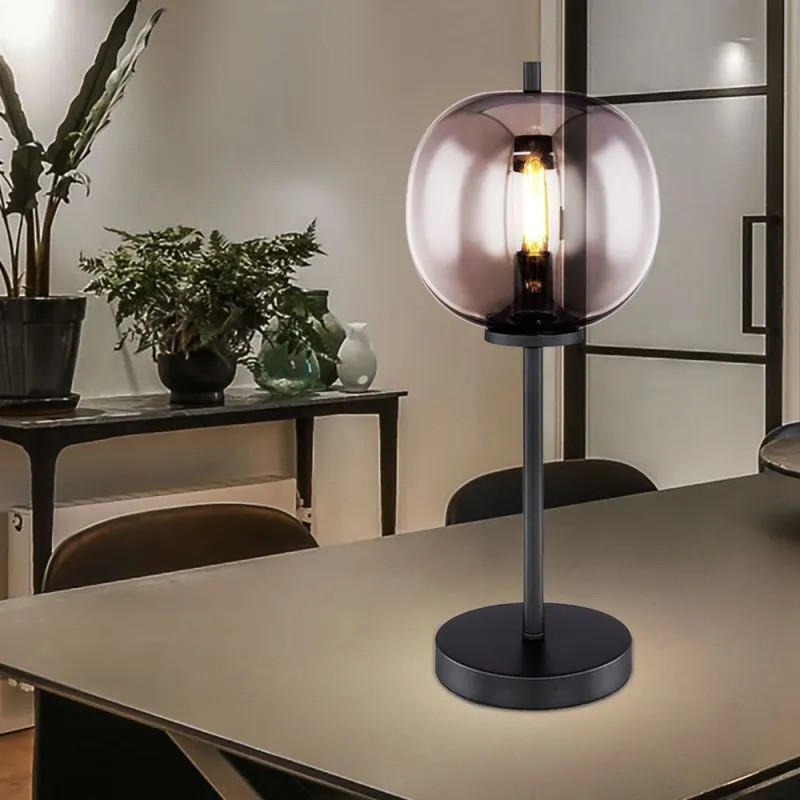 Multiple Style Glass Blacky Table Lamp