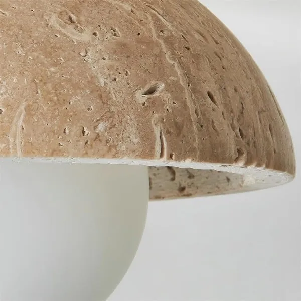 Travira Ceiling Light Textured Bowl Design Flush Mount Ceiling Lamp - Organic Style for Living Rooms T493