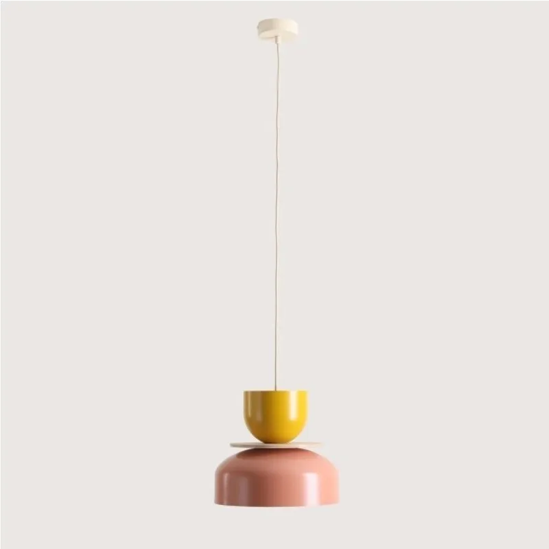 Modern Dual‑Shade Pendant Lamp With Scandinavian Style S227
