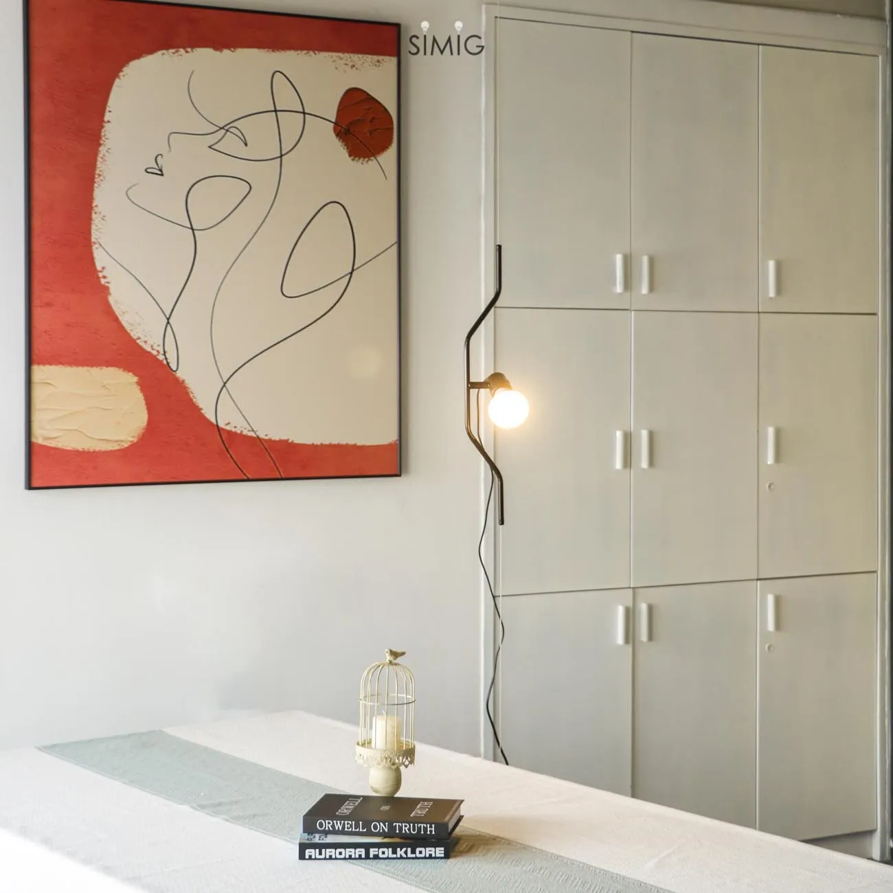 Fluxo Ceiling Lamp - Adjustable Design Lamp for Bedroom