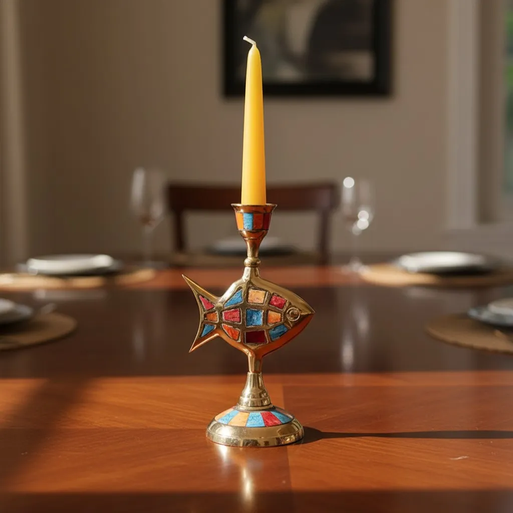 Ossik Nordic Organic Candle Holder - Shell Sculptural Home Accent T1189