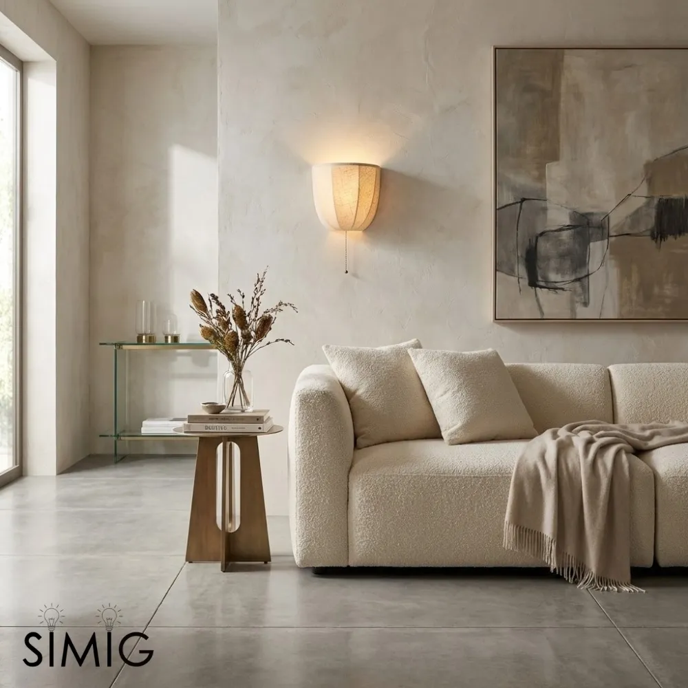 Fablune Indoor Wall Lamp - Modern Ambient Fabric Lighting for Home T1174