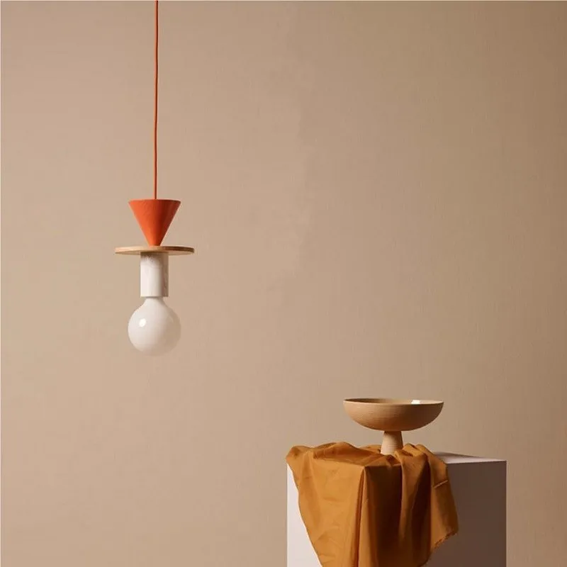 Creative Simple Wooden Pendant Light S155