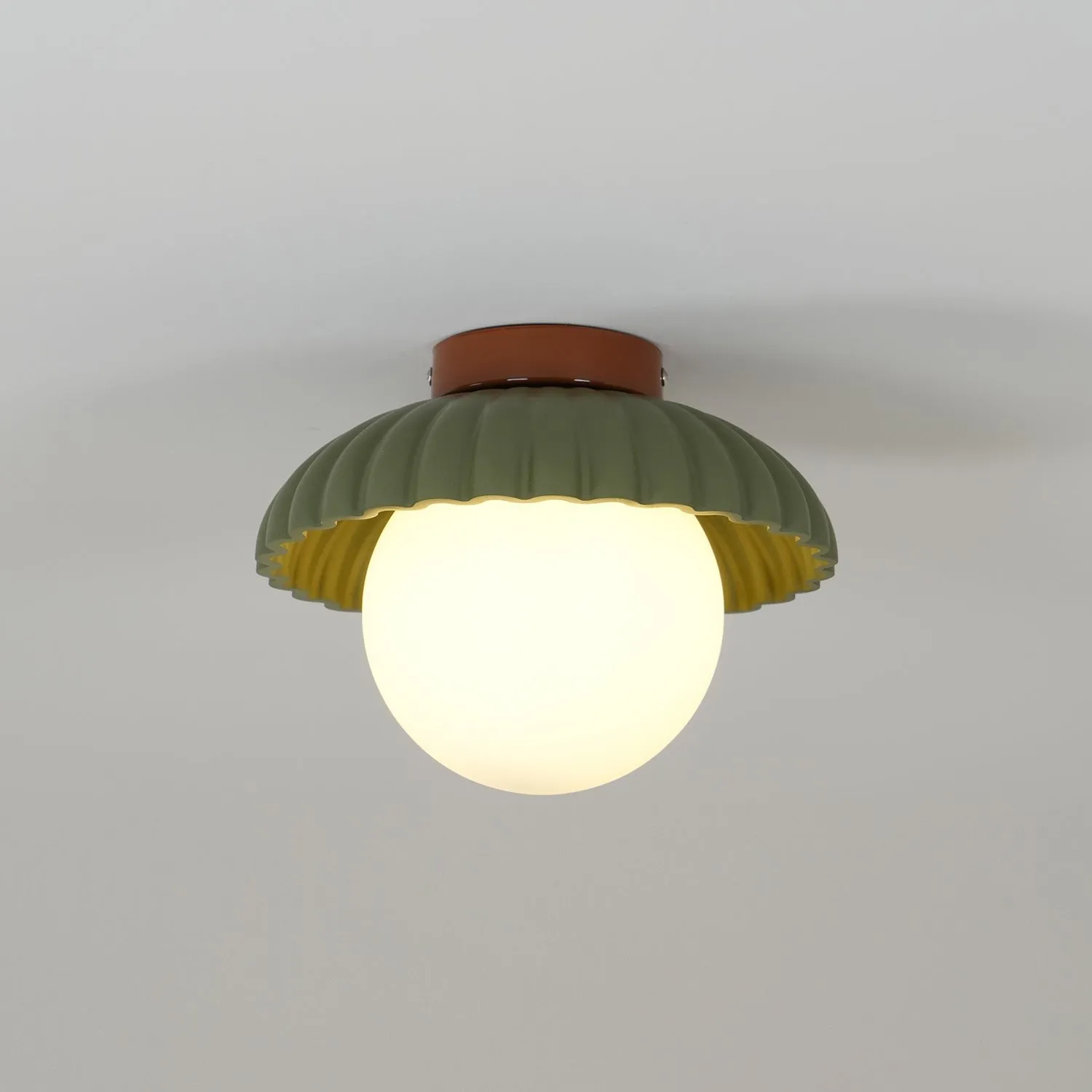 Alien Cream Glass Ceiling Light - Modern Nordic Ceiling Fixture M77