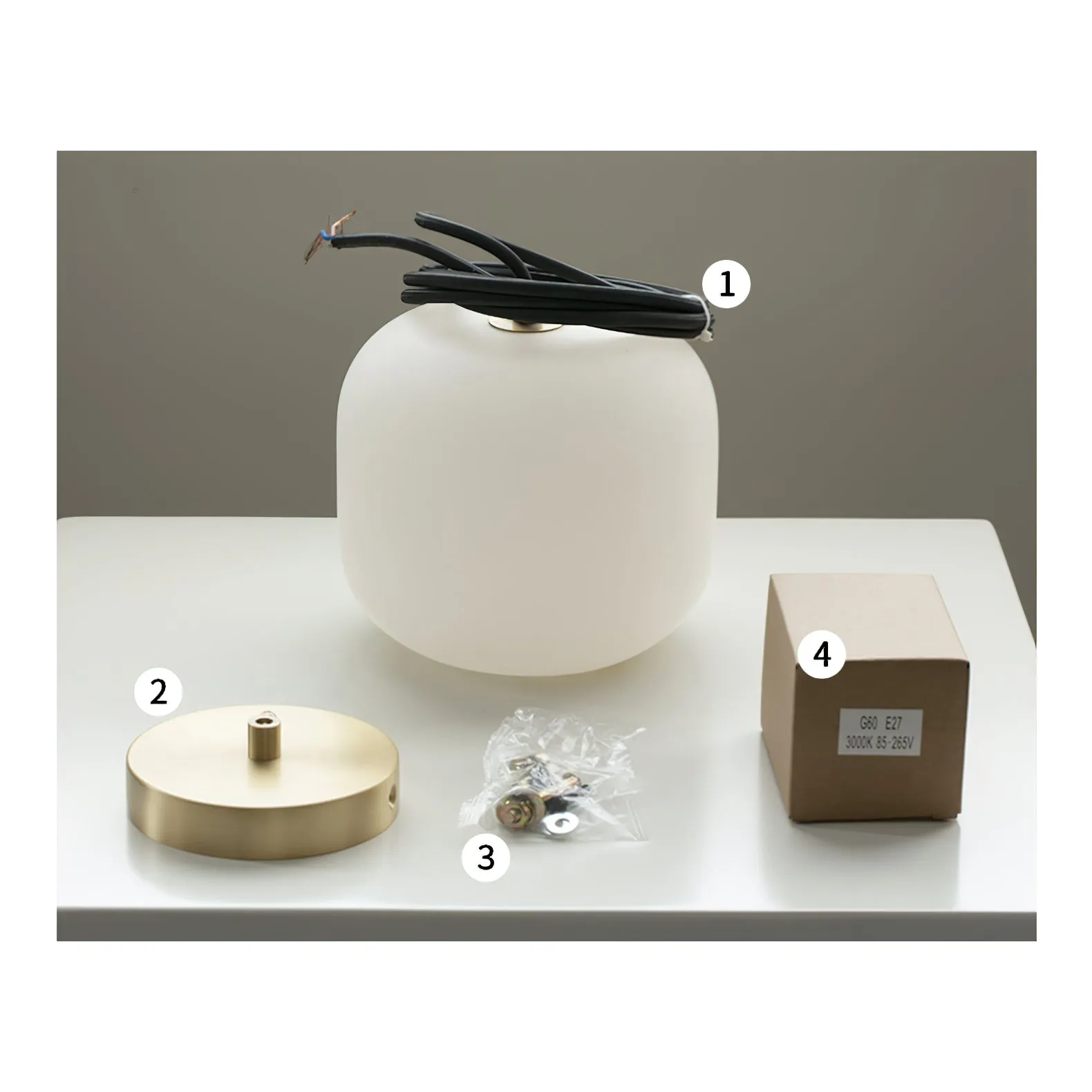 Alabaster Bedside Pendant Light T1647