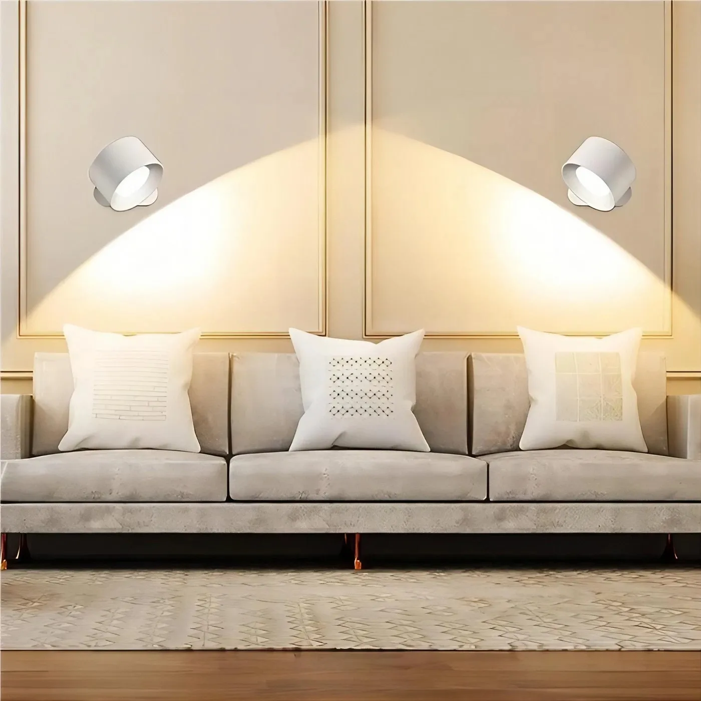 Wireless Rotatable LED Bedside Reading Wall Lamp S58