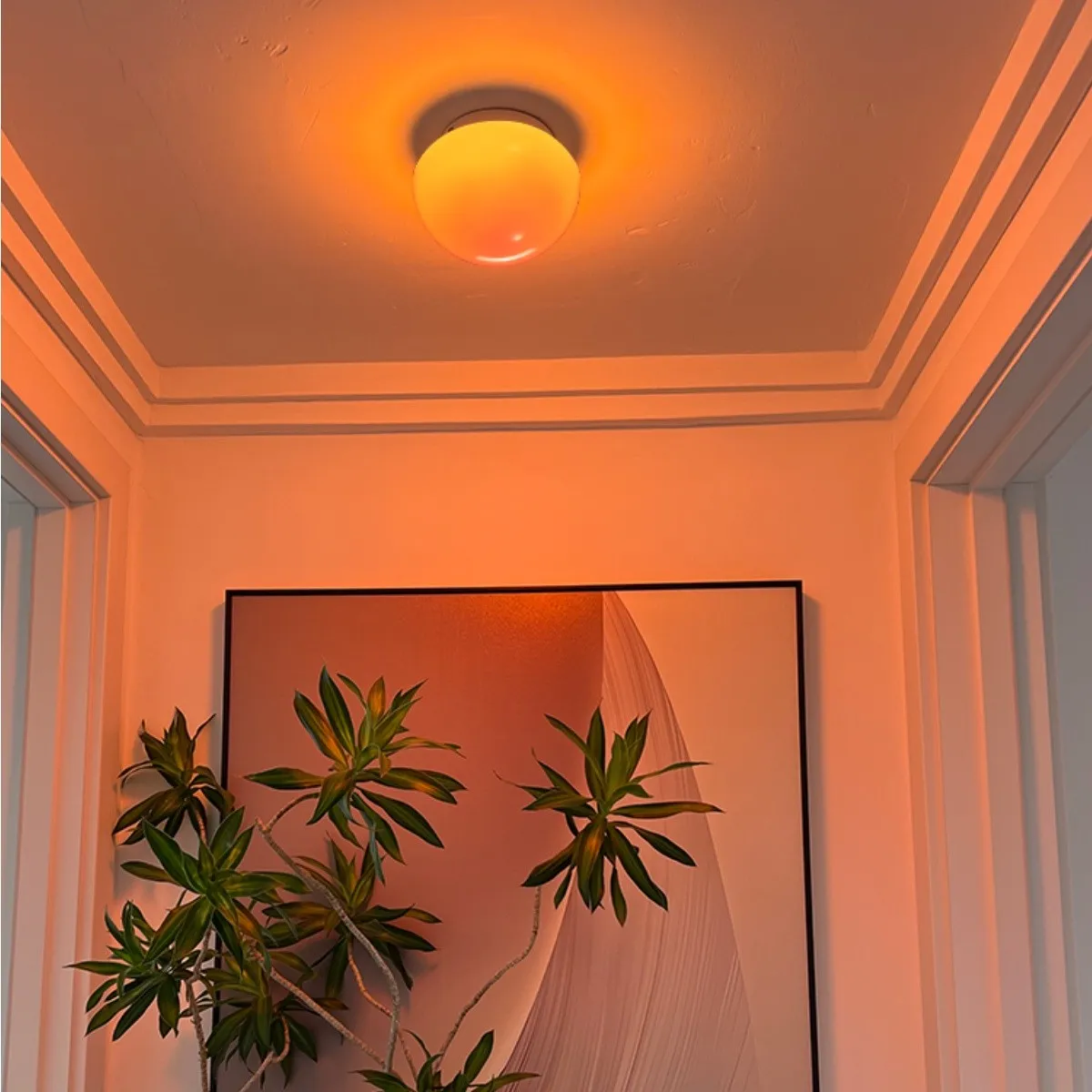 Modern Sunset Ceiling Lamp – Warm Glow Acrylic Flush Mount Light S261