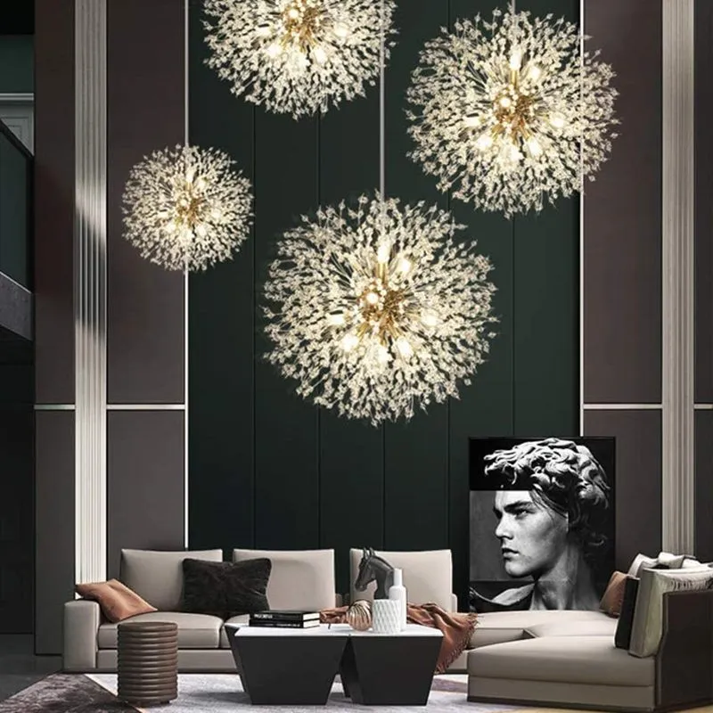 Crystal Dandelion Chandelier