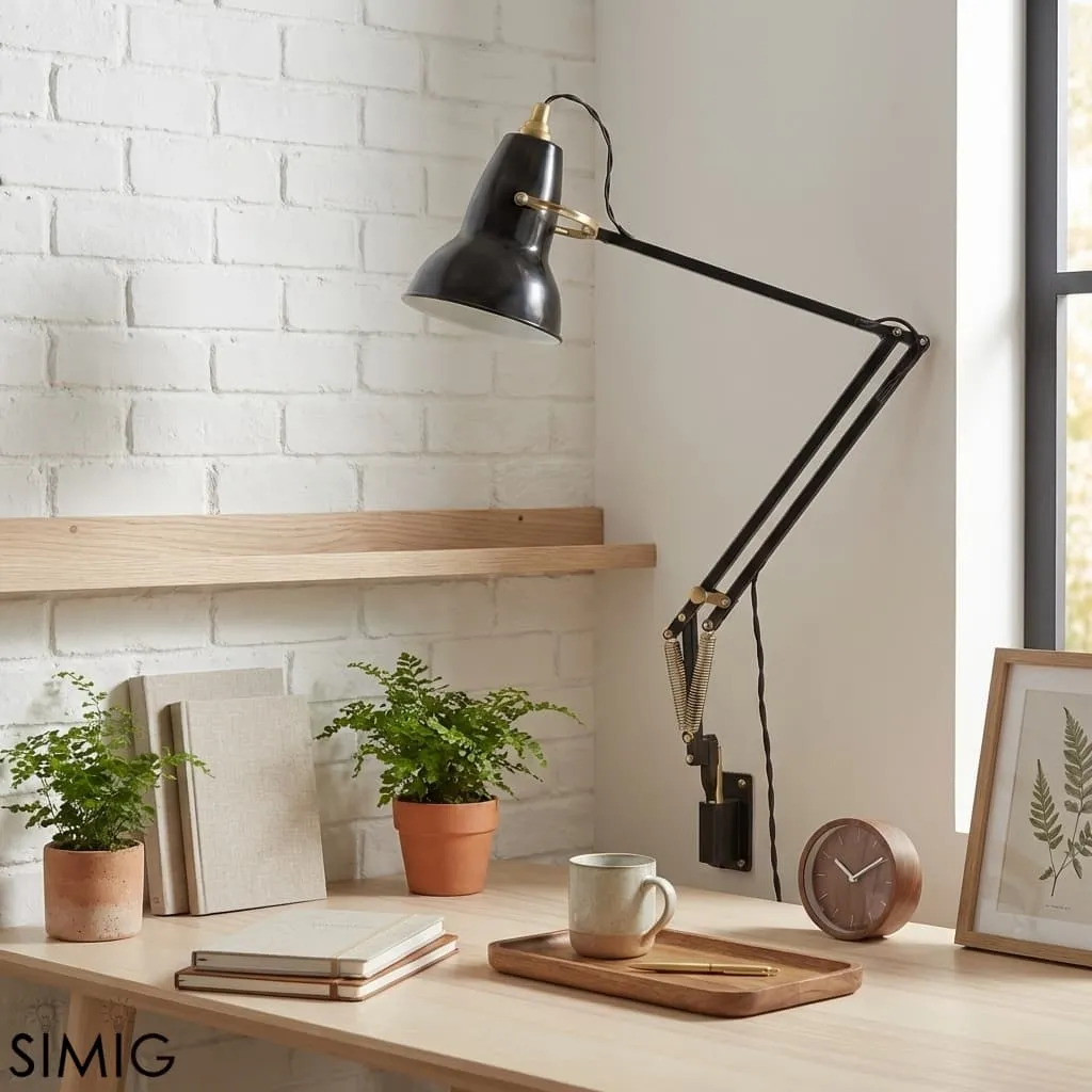 Modryx Modern Adjustable Wall Lamp - Focused Task Light for Office T576