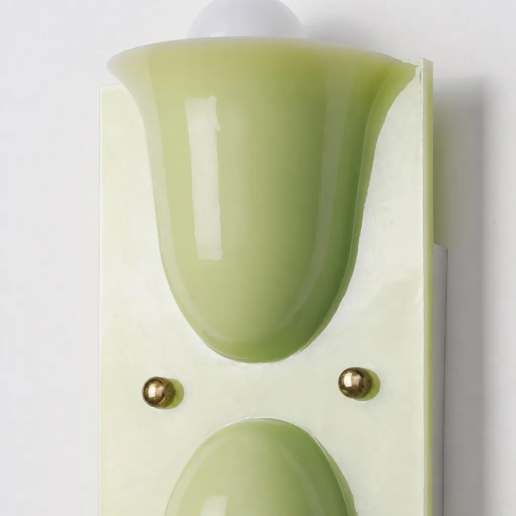 Colorful Sculptural Wall Lamp – Resin Design for Living Room