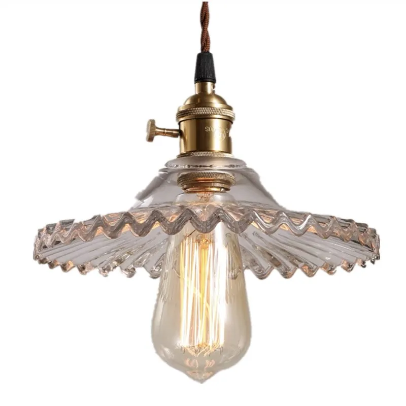 Exotic Vintage Glass Pendant Light