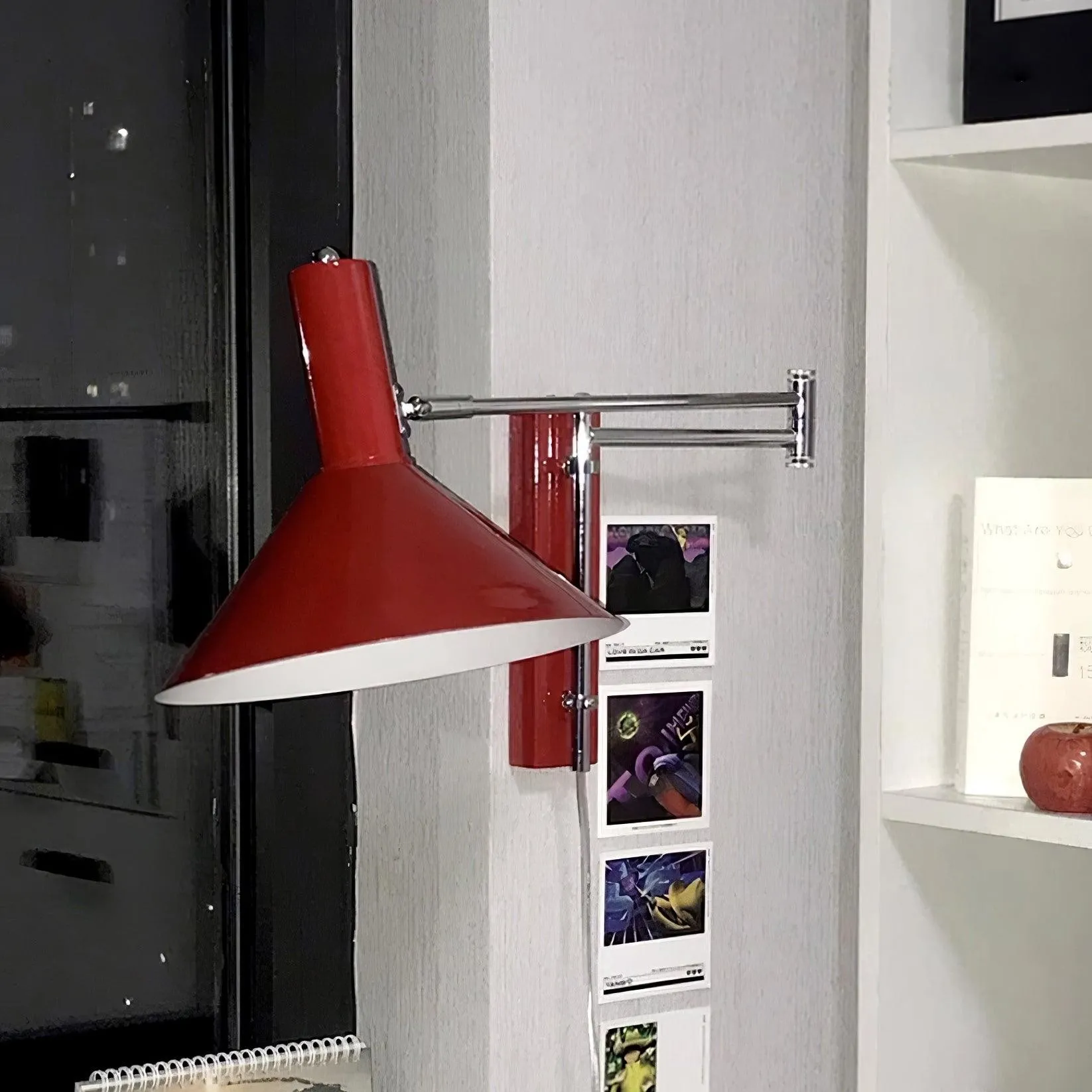 Classic Modern Swing Arm Adjustable Bedside Reading Wall Lamp M19