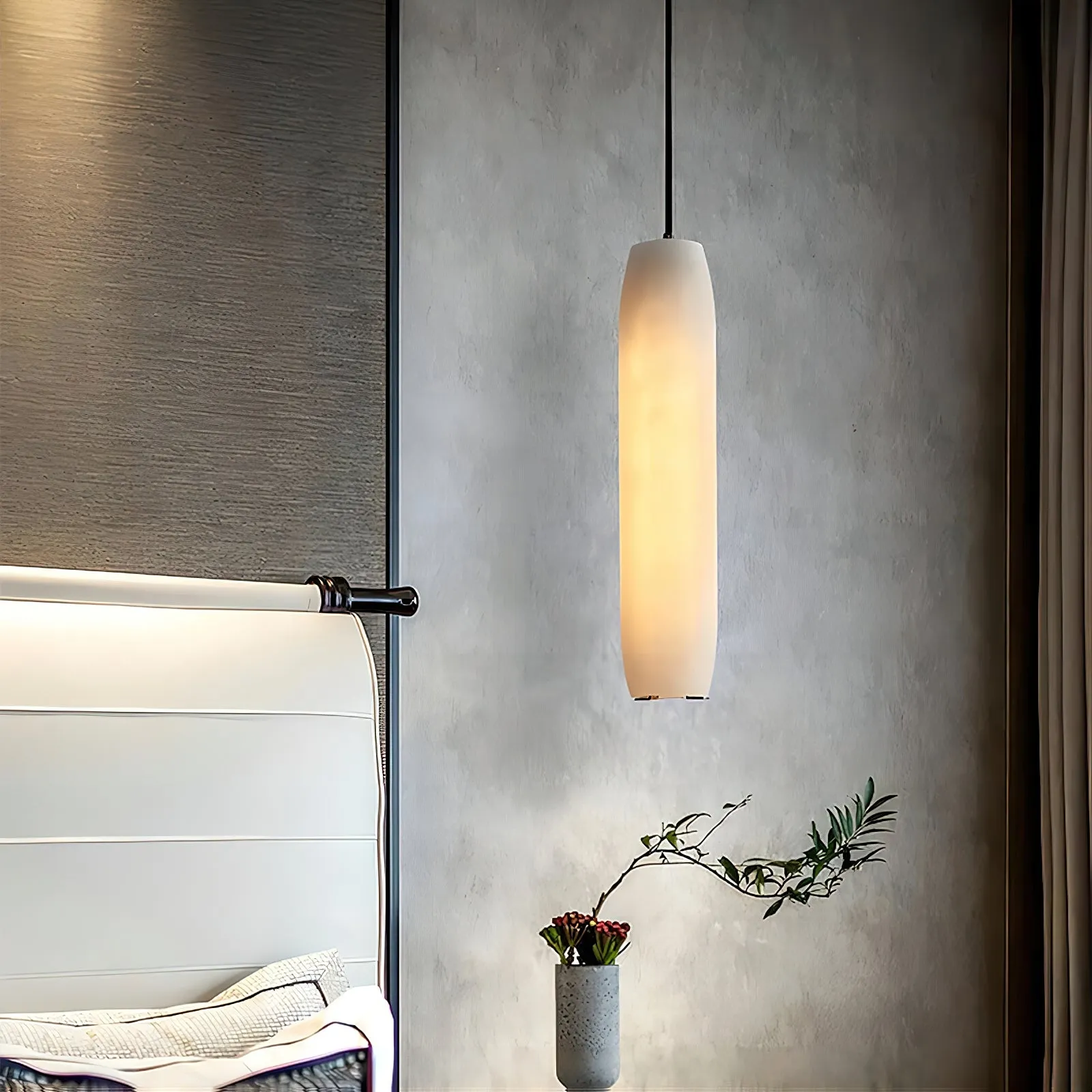 Alabaster Flute Pendant Light T1660