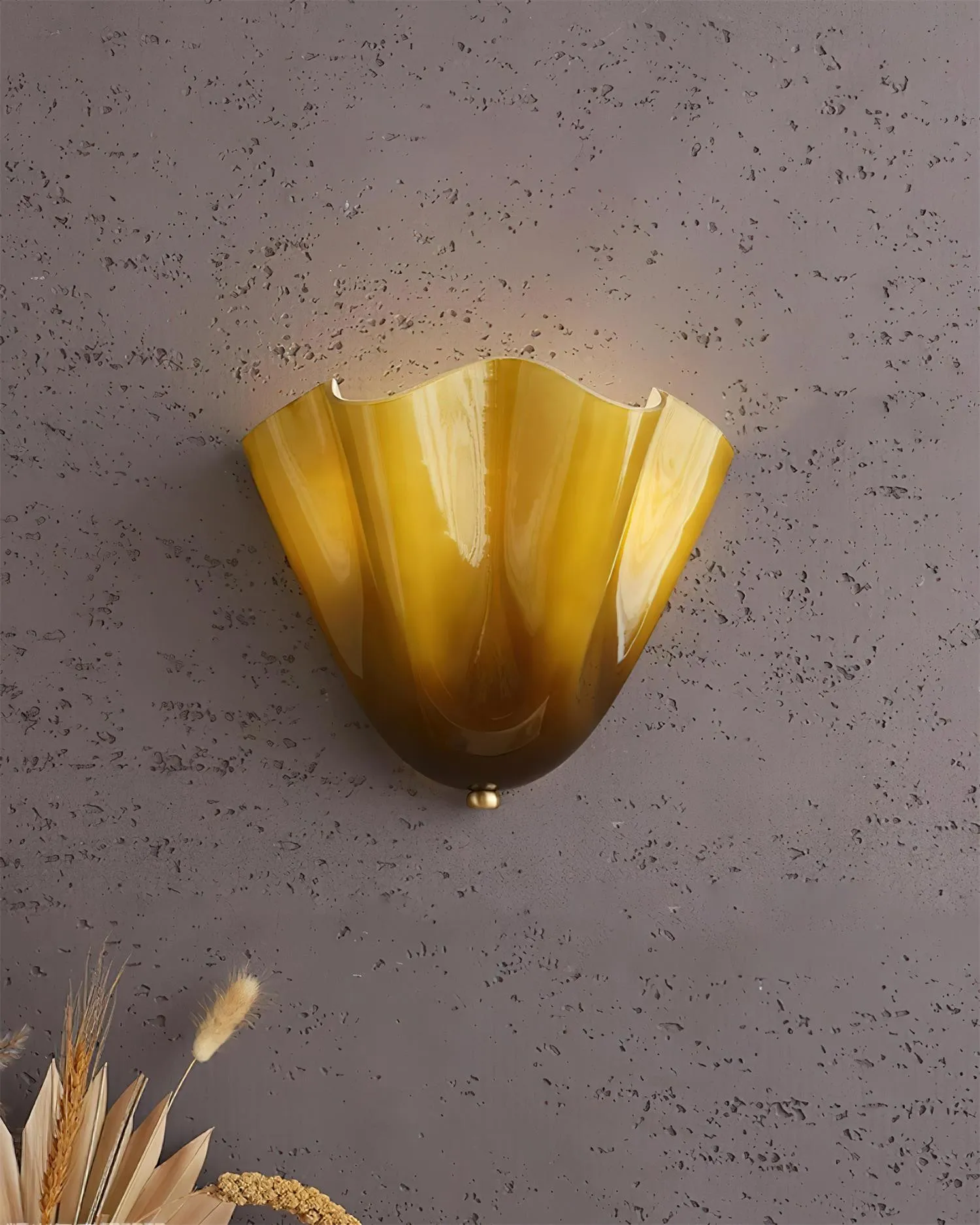 Bellina Modern Glass Wall Sconce - Ambient Lighting for Hallway P075