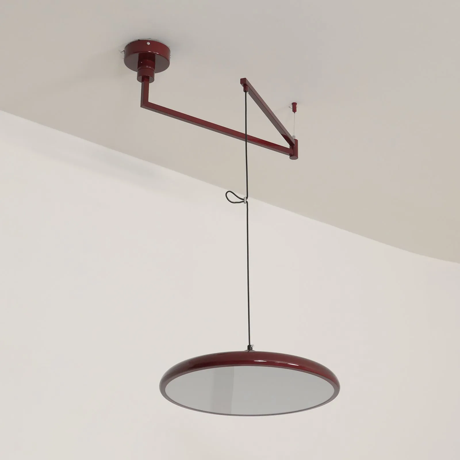 Simple Modern Adjustable Swing Arm Disc Pendant Lamp M11