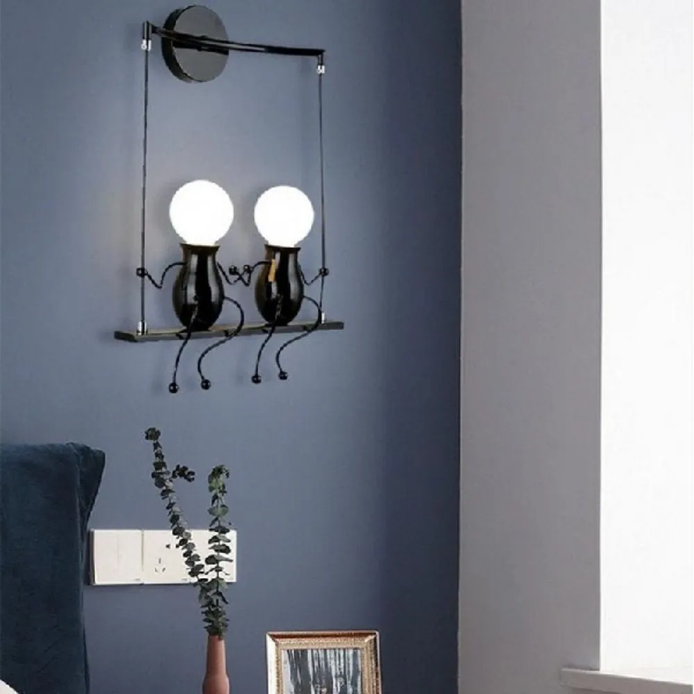 Cartoon Robot Wall Light