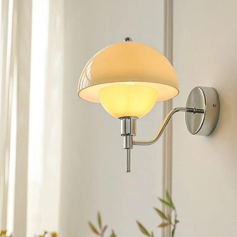 Cream Mushroom Aisle Wall Lamp S157