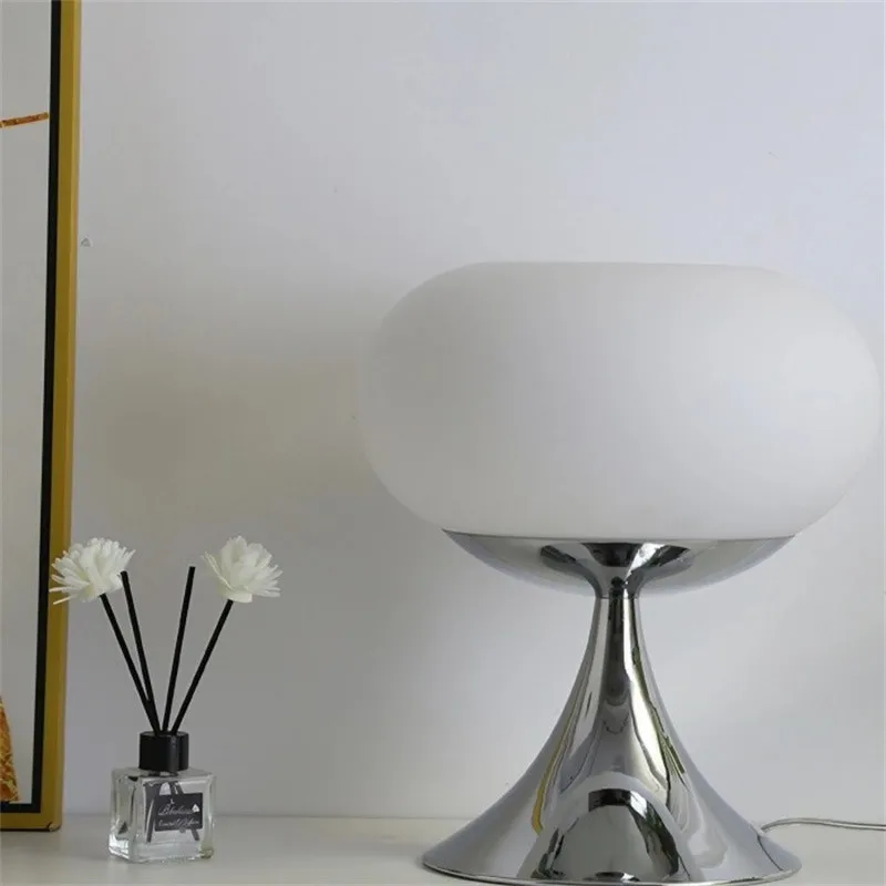 Lollora Bauhaus Apple Glass Table Lamp — Modern Desk & Bedside S171