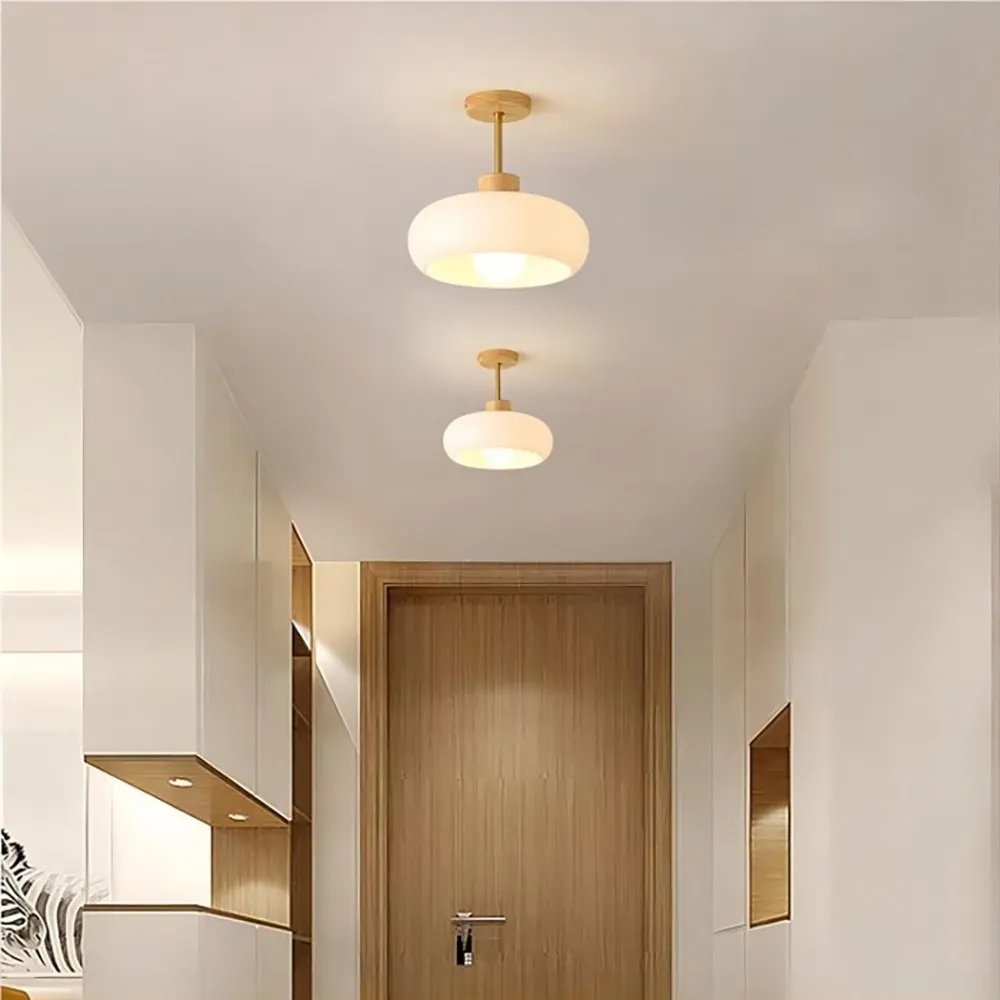 Retro Bauhaus Glass Ceiling Lamp S87