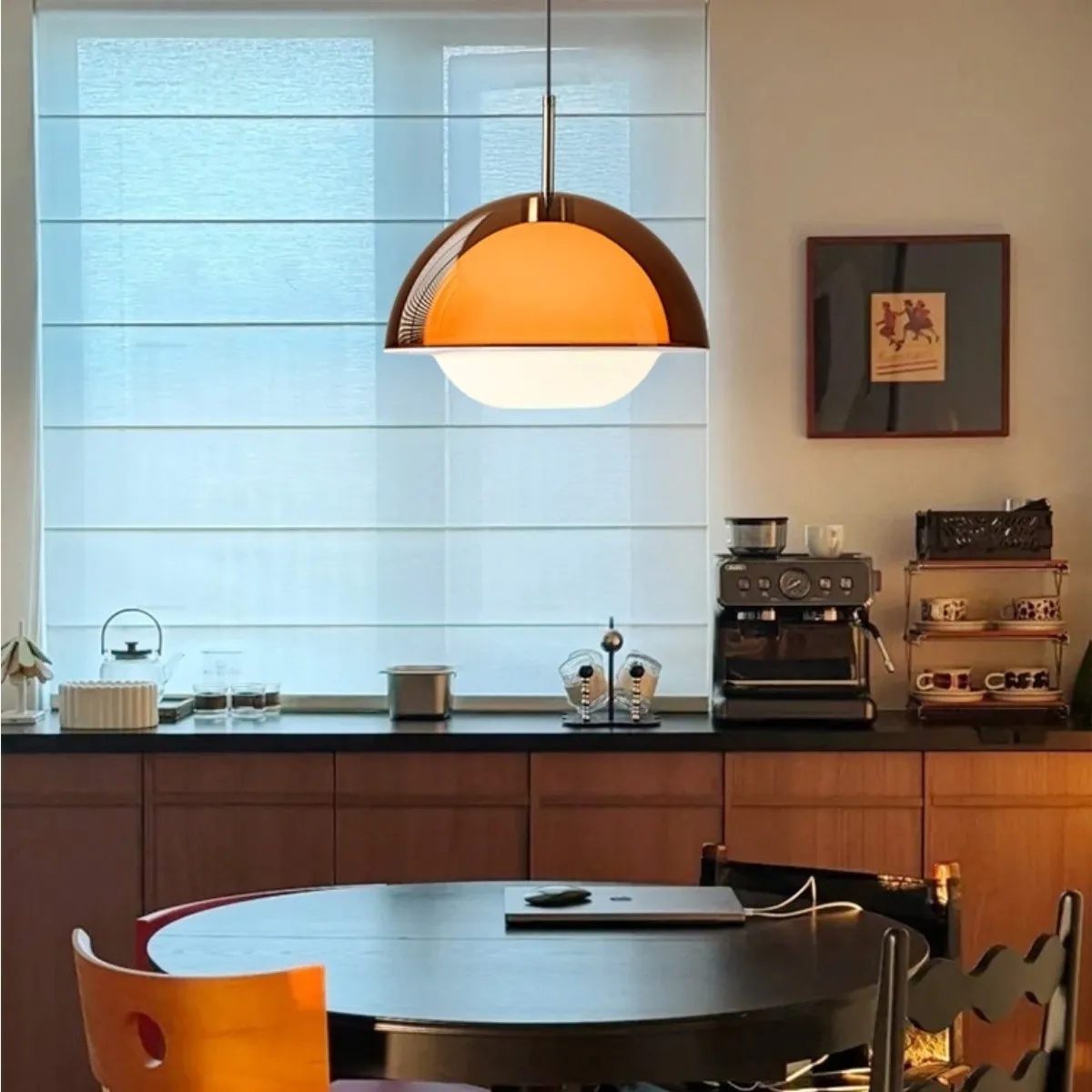 Sunset Inspired Acrylic Pendant Lamp – Warm & 3-Color Options S255