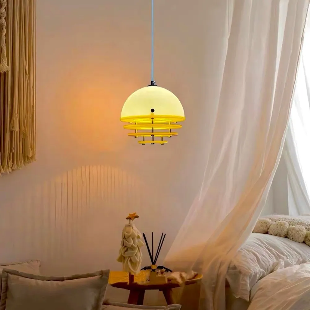 Bauhaus Sunset Pendant Lamp - Warm Ambient Lighting for Living Room S213