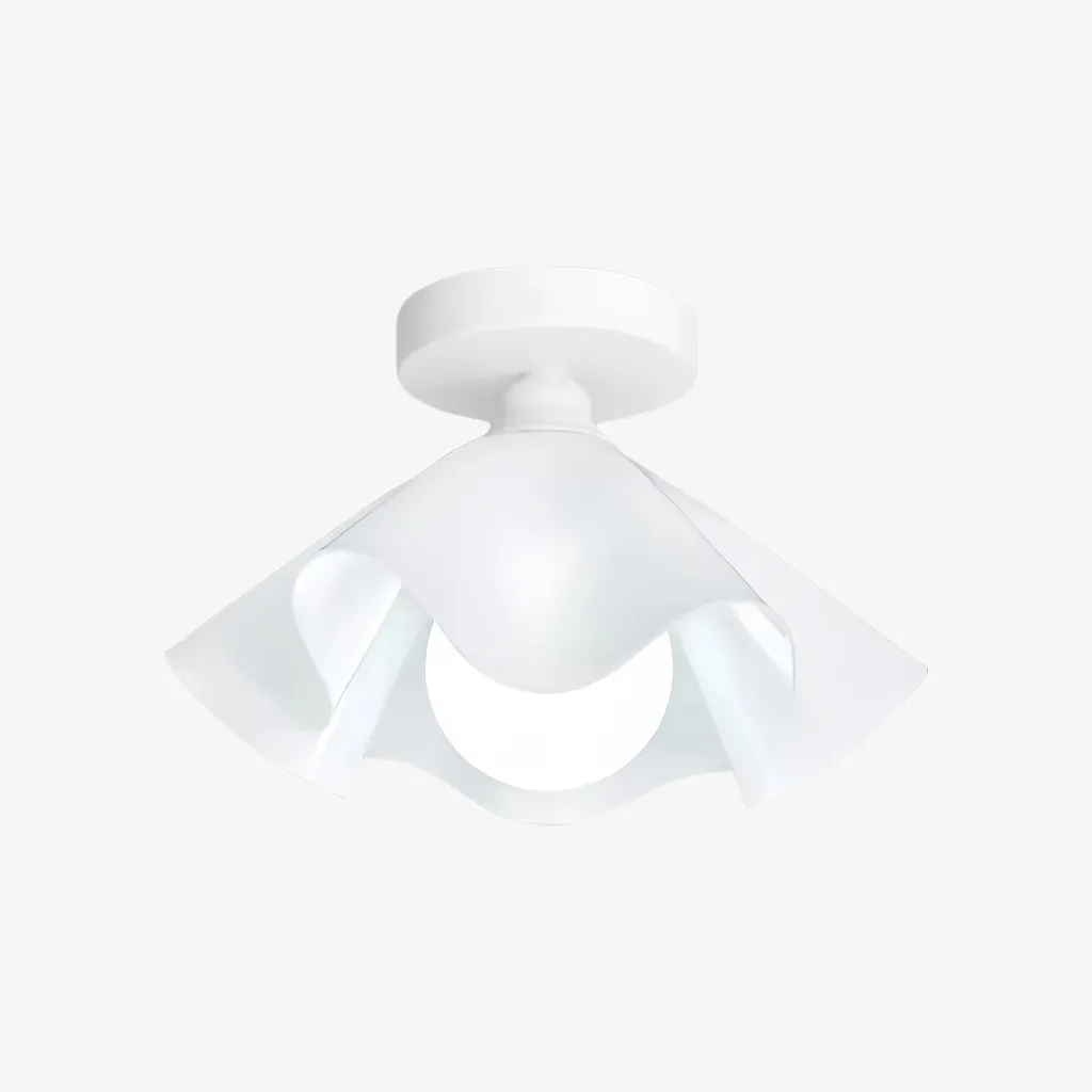 Layered Petal Ceiling Light - Modern Acrylic and Iron for Bedroom S401