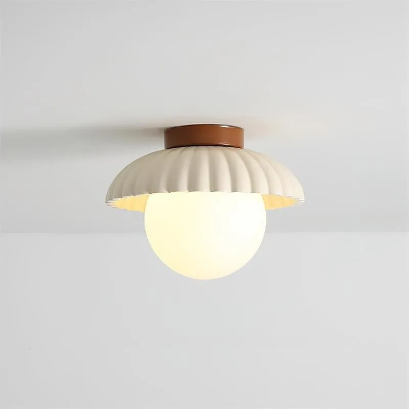 Alien Cream Glass Ceiling Light - Modern Nordic Ceiling Fixture M77