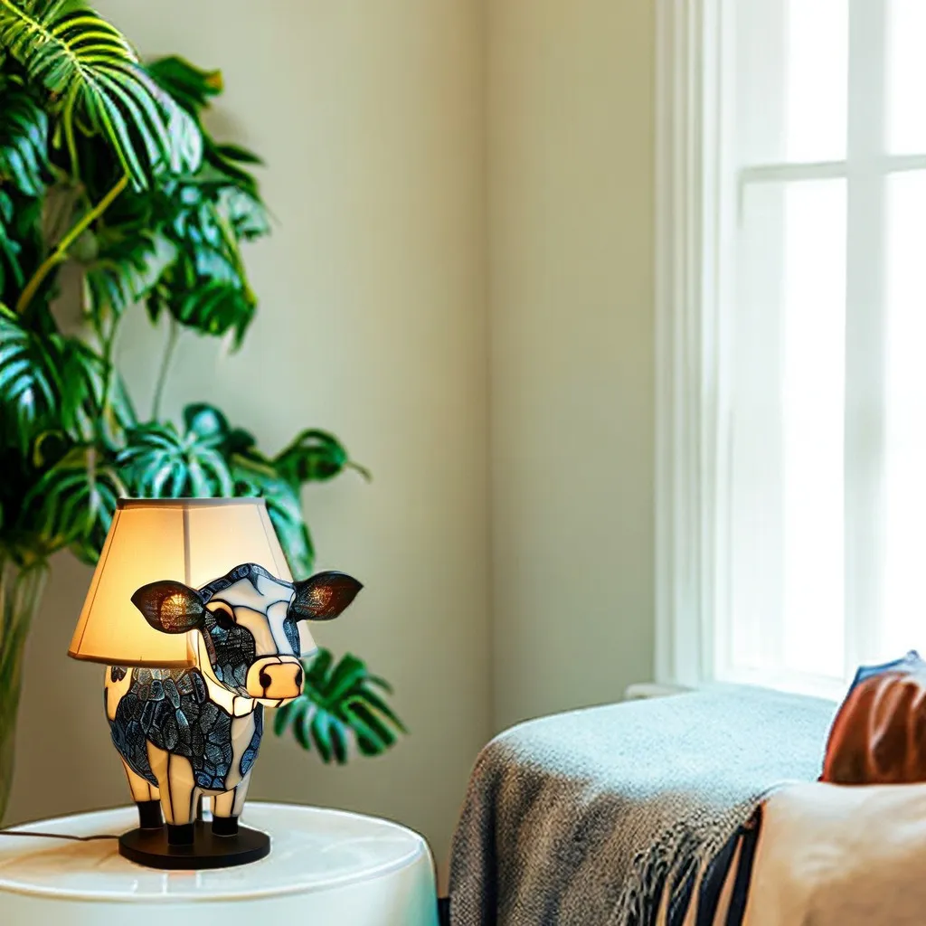 Magical Animal Statue Resin Table Lamp M537