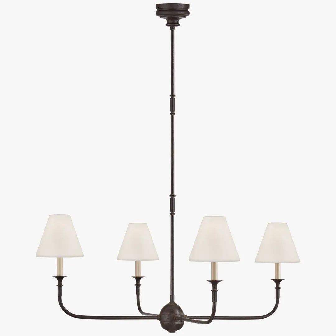 Piaf Geometric Metal Chandelier – Industrial Style for Dining Room T198
