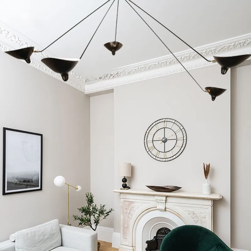 Arclume Arc Ceiling Lamp - Mid Century Multi Arm Light for Living Room