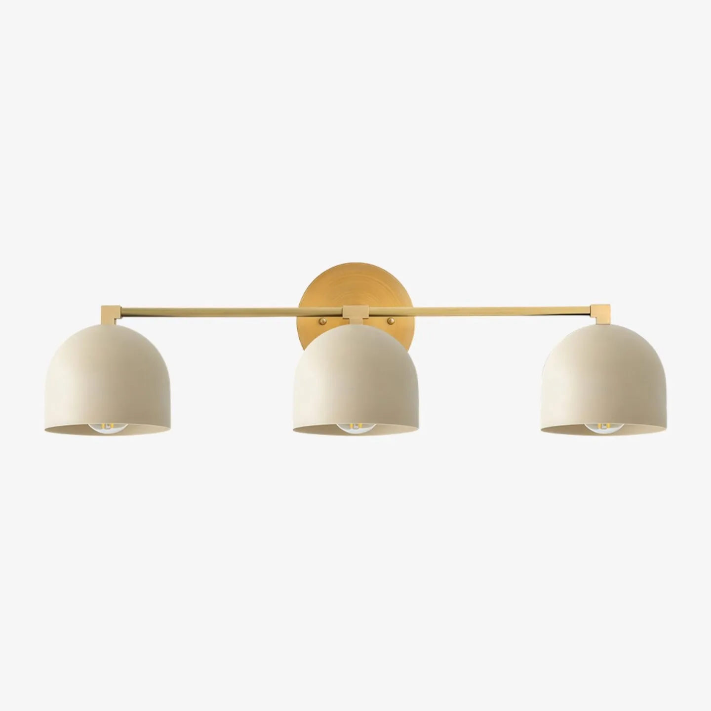 Metio Dome Mid-Century Deep Ball Vanity Lamp - Brass Wall Sconce T412