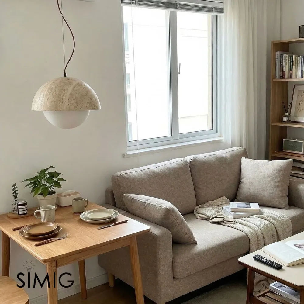 Split Sphere Pendant Light Sculptural Modern - Dining Room Lighting M560