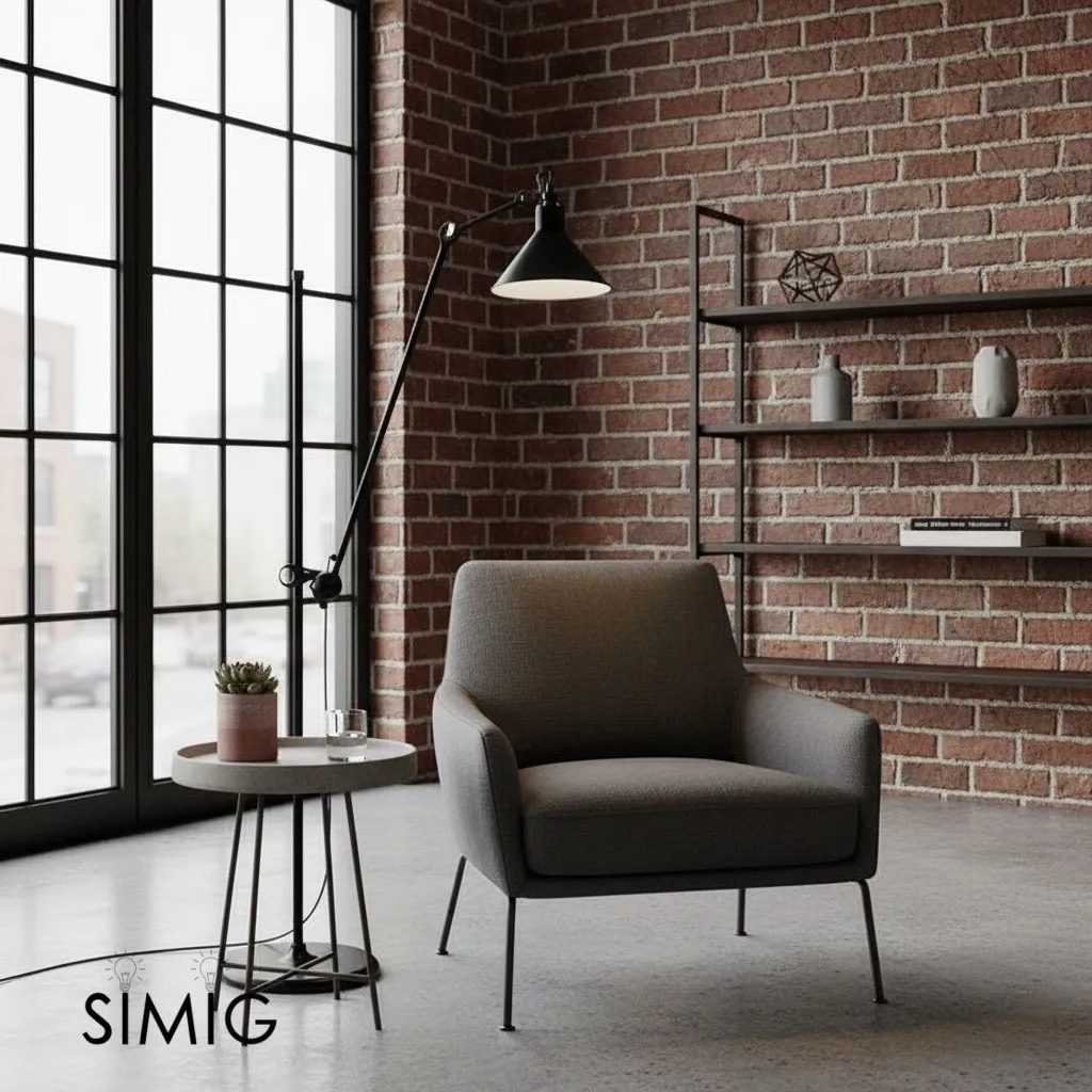 Nordic Rotatable Swing Arm Floor Lamp S113