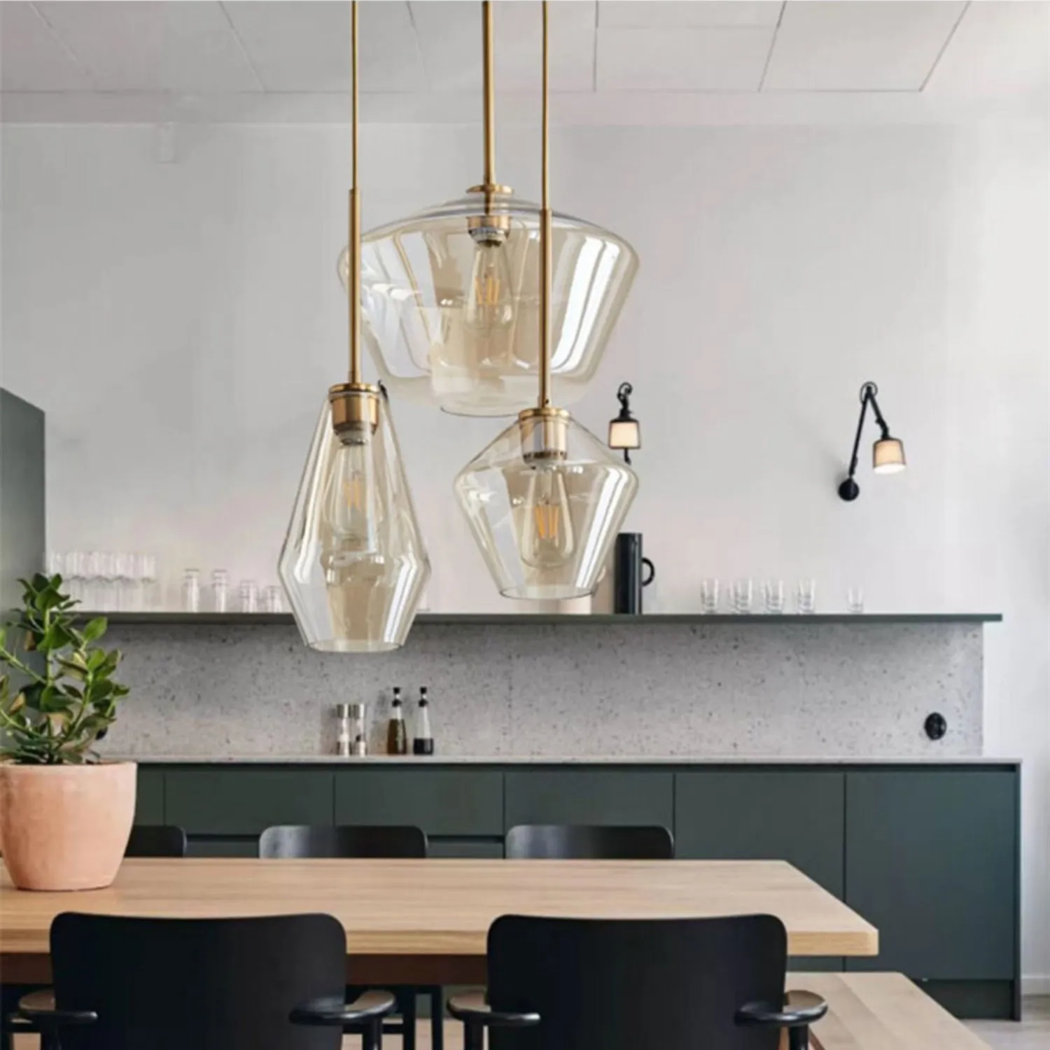 Modern Simple Glass Pendant Lamp