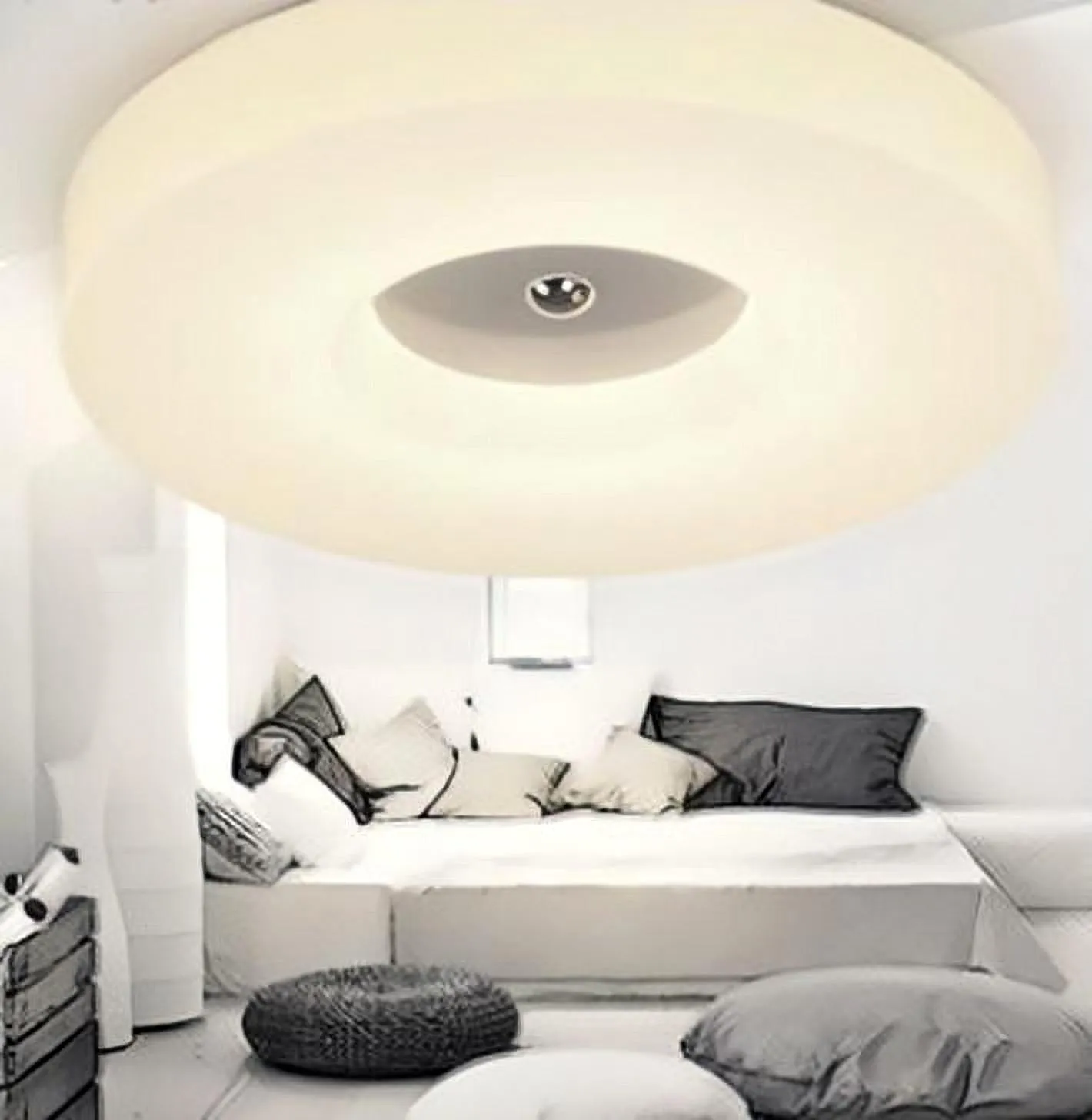 LITHONIA Double Ring LED Ceiling Light
