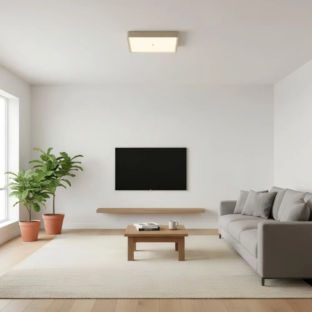 Zenthoris Travertine Ceiling Light Minimalist Flush Mount - Modern Ambient Hallway Lighting T1119