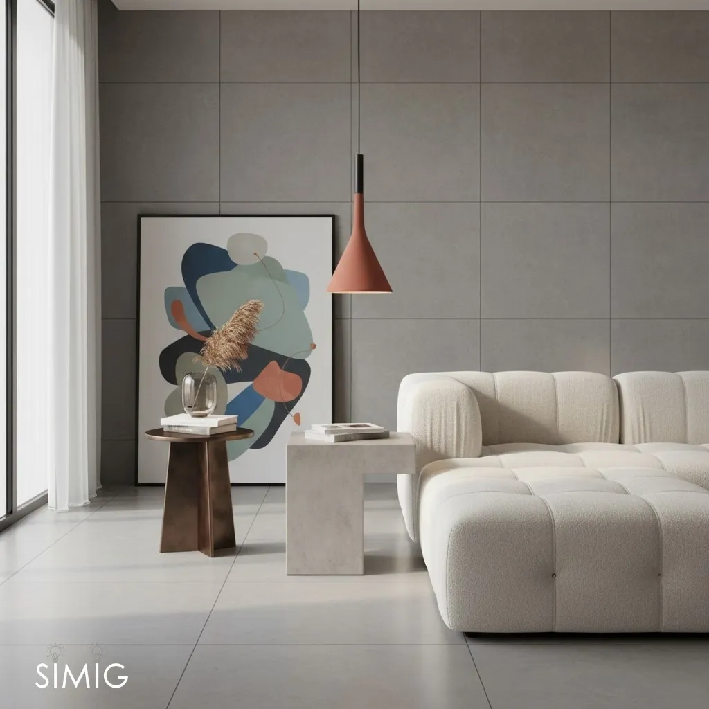 Alphomo Pendant Light - Minimal Concrete Pendant for Kitchen