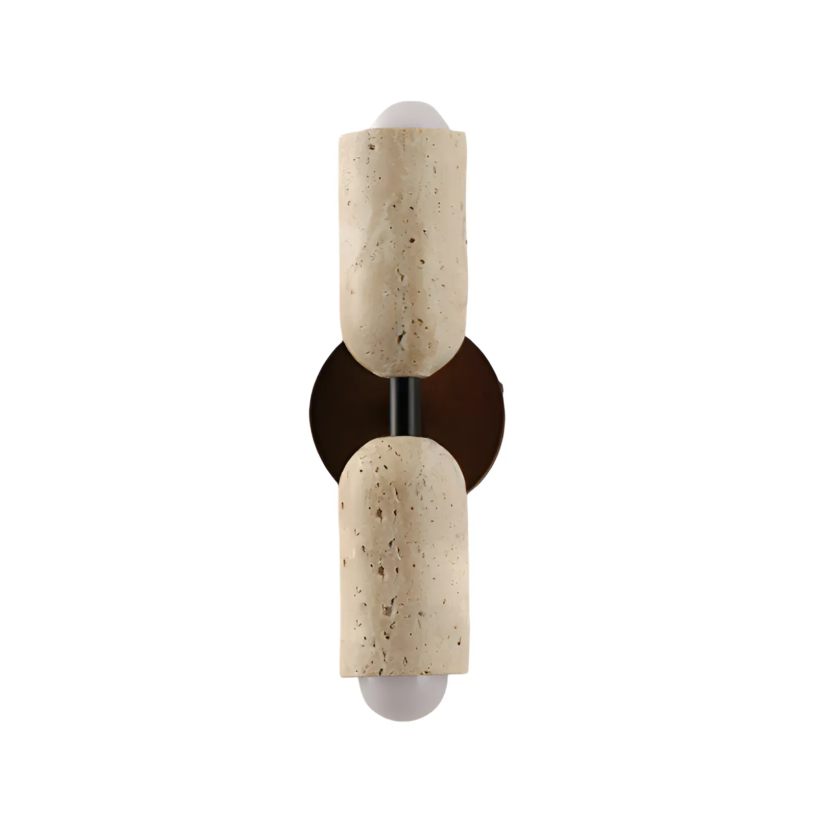 Merrill Travertine and Wood LED Wall Light T2186