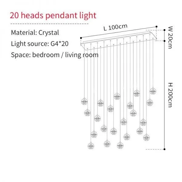Crystal Pendant Light