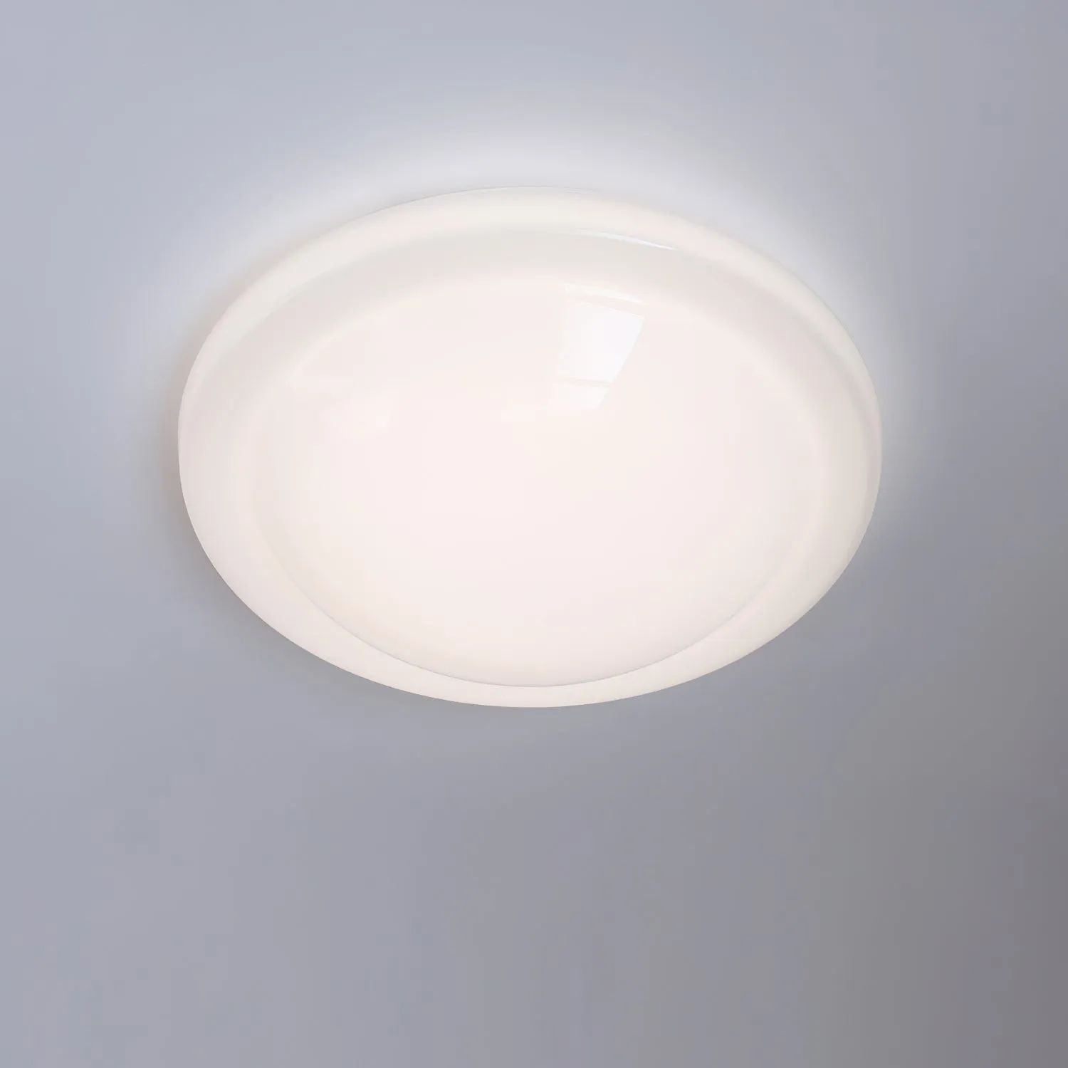 Modern Miminalist White Glass Led Ceiling Lamp M307