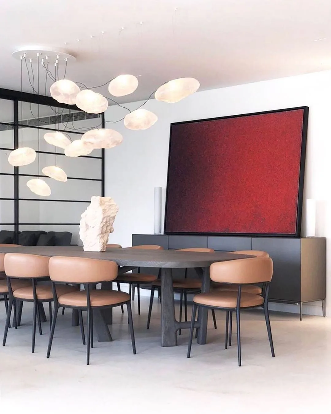 Multi-Head Irregular Glass Bubble Chandelier M79