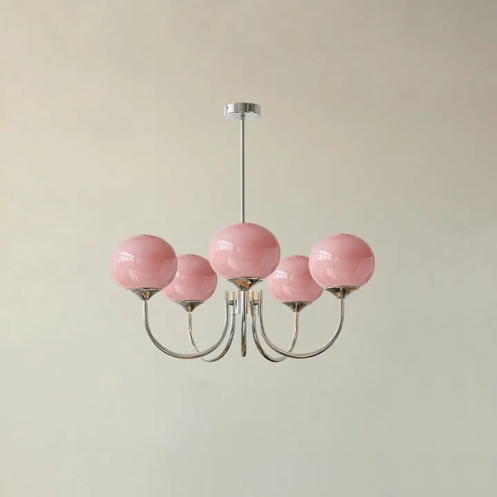Bauhaus Glass Ball Marshmallow Chandelier S200