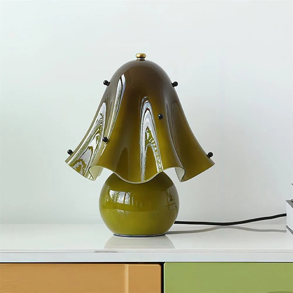 Bellina Sculptural Bell Flower Table Lamp - Accent Lighting for Room T281