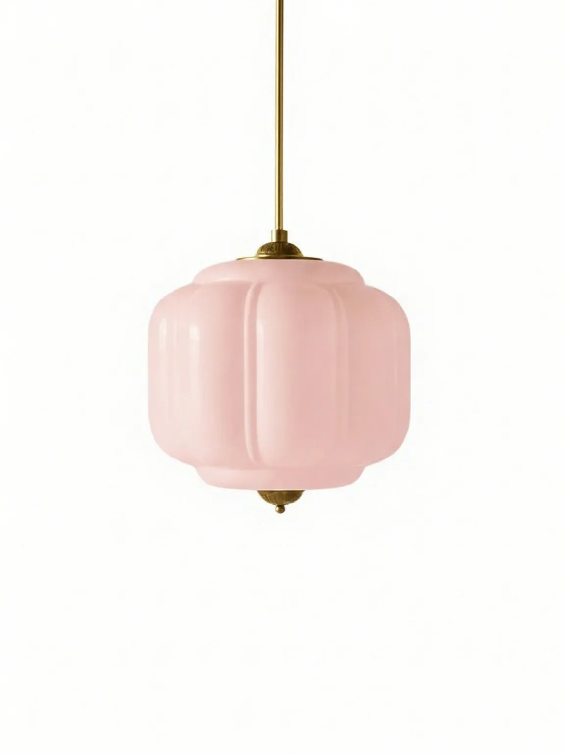 Eloise Vintage Milk Glass Pendant Light - Chic Retro Lighting for Dining Rooms S215