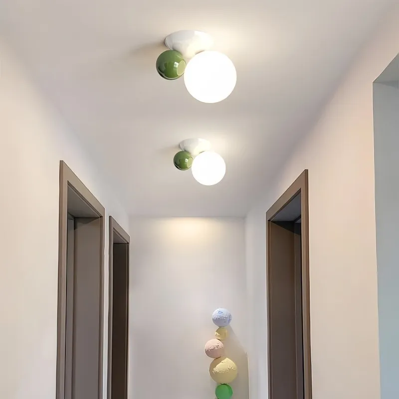 Macaron Globe Metal Wall Light Ceiling Light M124