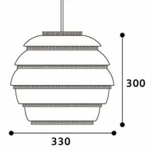 Classic Multilayer Beehive Pendant Light