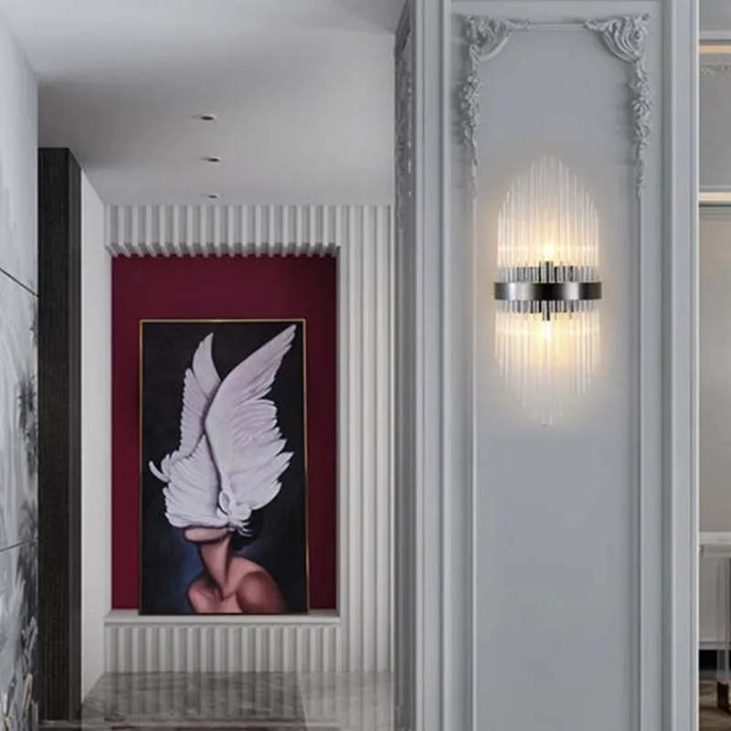 Modern Luxury Crystal Wall Lamp