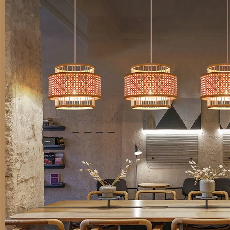 Garden Zen Wabi-sabi Weaving Pendant Light