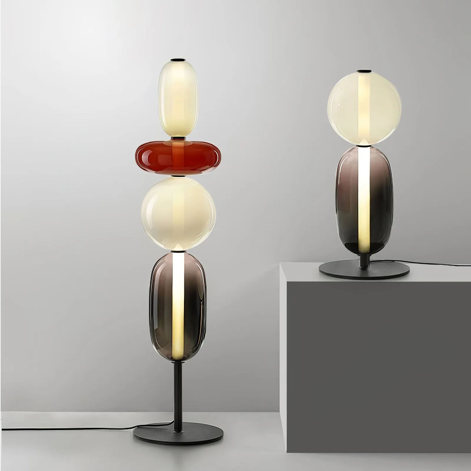 Nordic Minimalist Creative Luxury Gourd Glass Table Lamp M382
